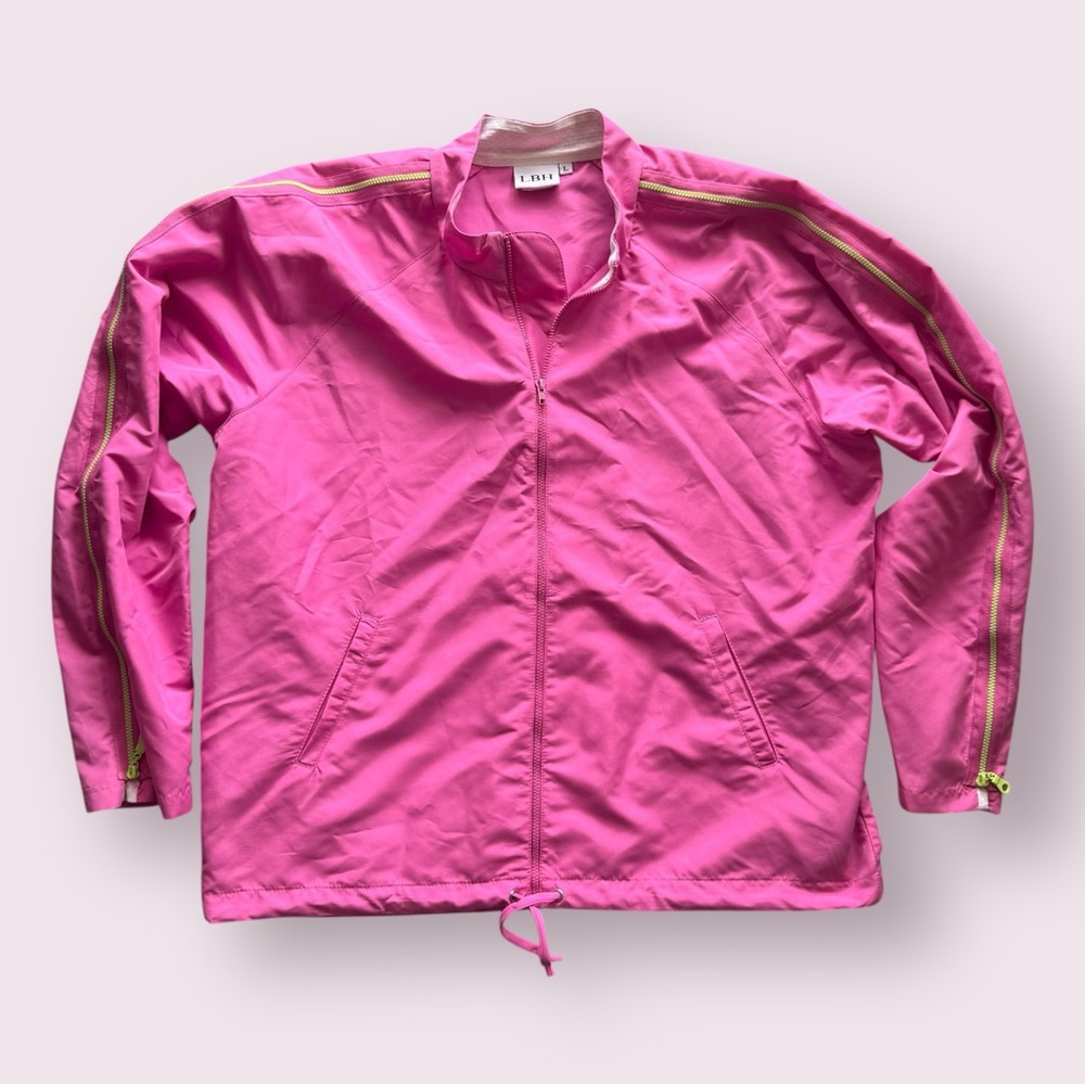 Vintage 80s Pink Jacket Windbreaker - Picture 3 of 9